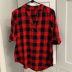 Buffalo Plaid Top